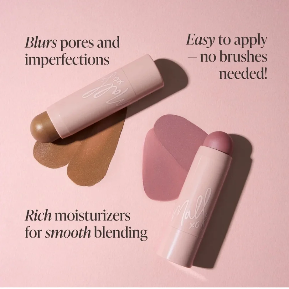 🌺Mally Sun Kissed Bronze Cream Blush Shimmer, Shape & Glow Face Defining Stick